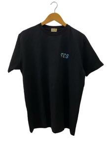 TES◆Tシャツ/XL/コットン/BLK