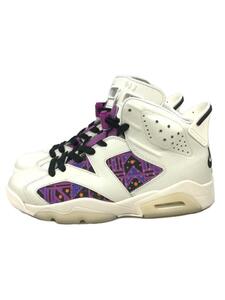 NIKE◆AIR JORDAN 6 RETRO Q54_エアジョーダン 6 レトロ Q54/26cm/WHT