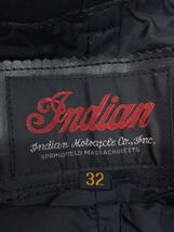 Indian(Indian Motocycle)◆ボトム/32/牛革/BLK_画像4