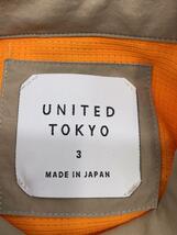 UNITED TOKYO◆半袖シャツ/3/ナイロン/BEG/無地_画像3