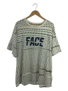 FACETASM◆Tシャツ/O/コットン/ホワイト/ドット/RB-TEE-U09