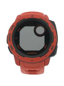 GARMIN◆スマートウォッチ/デジタル/ラバー/BLK/ORN/010-02064-12