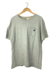 NUMBER (N)INE◆Tシャツ/M/コットン/GRY/無地