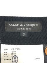 COMME des GARCONS HOMME PLUS◆ボトム/S/ウール/ブラック/PG-P015_画像4