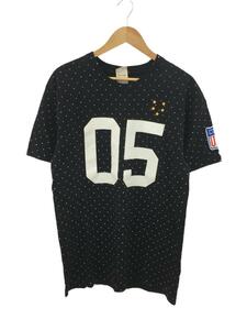 UNDEFEATED◆Tシャツ/L/コットン/BLK/ドット