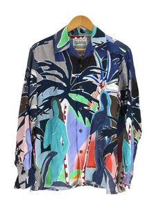 WACKO MARIA◆HAWAIIAN SHIRT TYPE-4/S/レーヨン/NVY/総柄/22FW-WMS-HI09