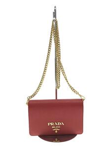 PRADA◆プラダ/ショルダーバッグ/チェーンショルダーバック/1BP006/レッド