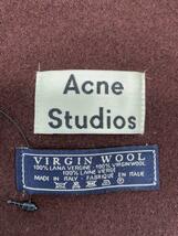 Acne Studios(Acne)◆ストール/ウール/ブラウン/無地/レディース/大判/フリンジ_画像2