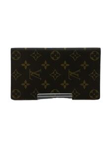 LOUIS VUITTON◆カードケース/-/BRW/無地