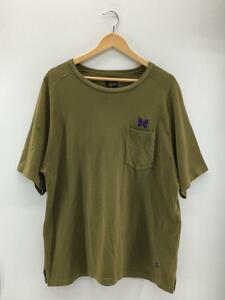 Needles◆Tシャツ/XL/コットン/KHK/GL393/パピヨン/オーバーサイズ