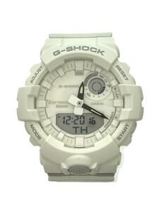 CASIO◆クォーツ腕時計・G-SHOCK/デジタル/BLK/WHT/ウレタン