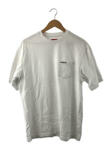 Supreme◆21ss pocket tee/Tシャツ/M/コットン/WHT/無地