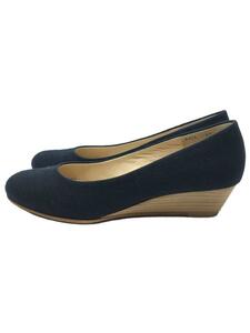 MARGARET HOWELL* pumps /24cm/NVY/ canvas 