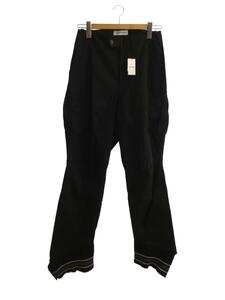 Kiko Kostadinov◆VALAKAS CARGO TROUSER/カーゴトラウザーズ/00132022/裾ニット/ブラック/44