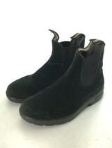 Blundstone◆サイドゴアブーツ/UK6/BLK/スウェード_画像2