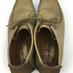 Clarks◆Wallabee/ワラビー/ブーツ/UK8.5/BEG/スウェードの画像3