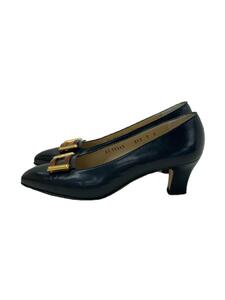 Salvatore Ferragamo◆パンプス/UK7/BLK/35363