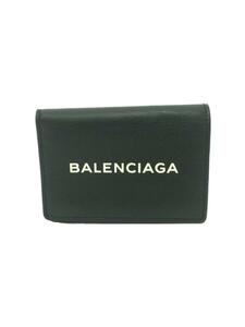 BALENCIAGA◆カードケース/レザー/BLK/メンズ/505043・1060・Z・203437