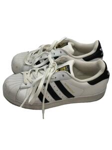 adidas◆SUPER STAR/スーパースター/22cm/WHT/レザー