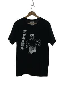 TACOMA FUJI RECORDS/Tシャツ/L/コットン/BLK/プリント