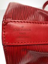 LOUIS VUITTON◆サック・デポール_エピ_RED/レザー/RED_画像5