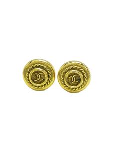 CHANEL◆イヤリング/アクセサリー/ヴィンテージ/GLD/ココマーク/CCロゴ/レディース