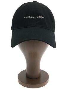 FRAGMENT DESIGN◆キャップ/-/コットン/BLK/無地/メンズ