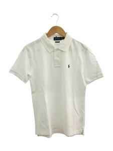 POLO RALPH LAUREN◆ポロラルフローレン/ポロシャツ/L/コットン/ホワイト/CLASSIC FIT