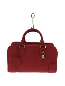 LOEWE◆ハンドバッグ[仕入]/レザー/RED/無地