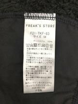 FREAK’S STORE◆フリースジャケット/M/ポリエステル/BLK/無地/F21-TKF-83_画像4