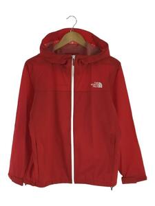 THE NORTH FACE◆VENTURE JACKET_ベンチャージャケット/S/ナイロン/RED/無地