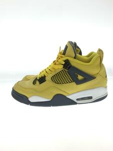 NIKE◆AIR JORDAN 4 RETRO_エア ジョーダン 4 レトロ/27cm/イエロー/CT8527-700