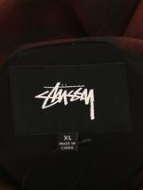 STUSSY◆Shadow Plaid Bryan/21AW/ジャケット/XL/ポリエステル/BRD/チェック_画像3