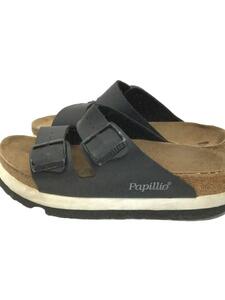 Papillio BIRKENSTOCK◆サンダル/39/BLK/レザー