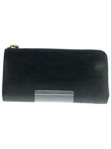 PORTER◆FILM LONG WALLET/長財布/レザー/BLK/無地/メンズ/187-01347