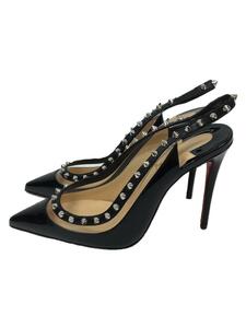 Christian Louboutin◆ドレスシューズ/36/BLK/エナメル