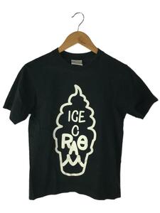 ICE CREAM◆Tシャツ/XS/コットン/BLK/無地