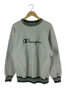 Champion◆スウェット/XL/トリコタグ/90s前期/USA製/内側汚れ有/腕ホツレ有