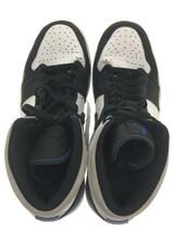 NIKE◆ハイカットスニーカー/28cm/ブラック/852542-102/AIR JORDAN 1 MID SE/ソール減有_画像3