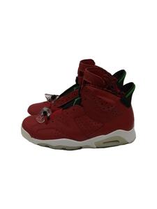 NIKE◆AIR JORDAN 6 RETRO SPIZIKE/エアジョーダンレトロスパイジーク/レッド/27cm/RE