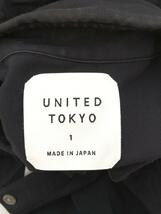 UNITED TOKYO◆長袖シャツ/1/コットン/BLK/無地/UNITED TOKYO_画像3