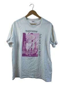 Supreme◆Tシャツ/M/コットン/WHT/無地