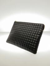 CELINE◆クラッチバッグ/レザー/BLK/10B813BFL.38NO_画像2