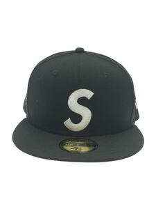 Supreme◆22SS/Characters S Logo New Era/キャップ/7 3/8/ポリエステル/BLK/メンズ