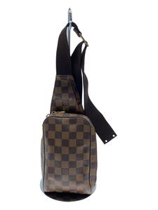 LOUIS VUITTON* Geronimo s_ Damier *eben_BRW/PVC/BRW