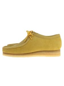 Clarks◆Wallabee/ワラビーブーツ/US8.5/YLW/スウェード