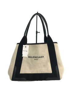 BALENCIAGA◆カバ トートバッグ スモールサイズ/キャンバス/IVO/339933・1081