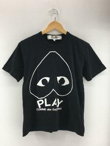 PLAY COMME des GARCONS◆Tシャツ/S/コットン/BLK/AZ-T114/AD2013/ハート