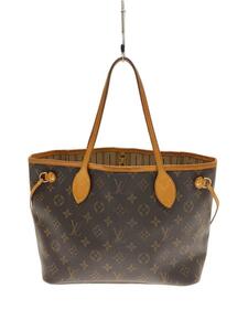 LOUIS VUITTON◆ネヴァーフルPM_モノグラム・キャンバス_M40155/PVC/BRW