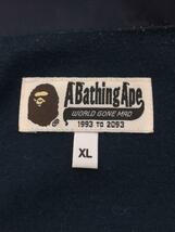 A BATHING APE◆コーチジャケット/XL/ナイロン/ネイビー/プリント/001GDD201001X_画像3